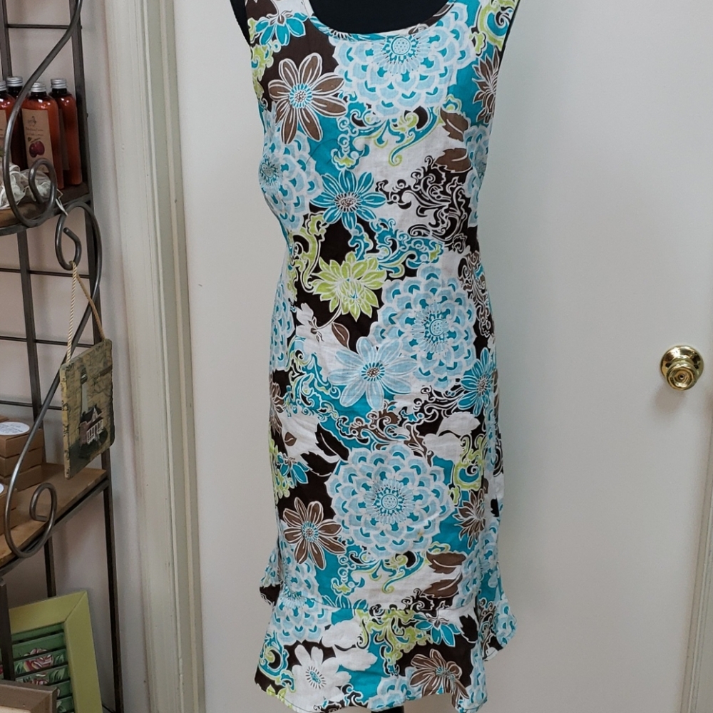 Kim rodgers petitie linen dress